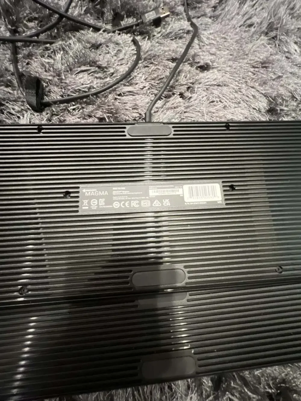 Roccat Magma Membrane RGB Gaming Keyboard with Wrist Rest